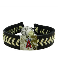 Los Angeles Angels Bracelet Team Color Baseball Camo Co