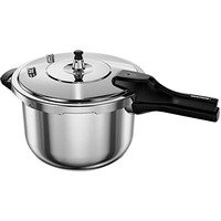 Wantjoin Pressure Cooker, 8 Quart Stainless Steel Pressure Canner, Induction Compatible Cookware With Spring Valve Safeguard Devices,Compatible With Gas & Induction Cooker