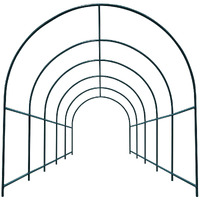 Benefitusa Multi-Size Large Garden Support Arch Frame Climbing Plant Arch Arbor For Flowers/Fruits/Vegetables (16.4Ft X 7Ft X 7.2Ft)
