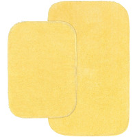 Garland Rug Traditional Bath Rug, 2-Piece Set, Rubber Ducky Yellow