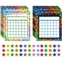 Regeleto 80 Pack Incentive Reward Chart For Classroom Home Behavior For Kids Students With 2400 Pieces Star Stickers