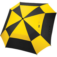 G4Free Extra Large Golf Umbrella 62 Inch Square Vented Windproof Auto Open Double Canopy Oversized Stick Umbrella