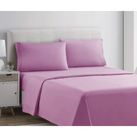 Clara Clark King Sheets Set, Deep Pocket Bed Sheets For King Size Bed - 4 Piece King Size Sheets, Extra Soft Bedding Sheets & Pillowcases, Light Pink Sheets King