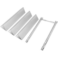 Weber Spirit Grill Replacement Parts, 7635 Weber Spirit Flavorizer Bars 15.3 Inch Weber Flavorizer Barsand 69785 Burner For Weber Spirit I & Ii 200 With Front Control, Spirit E210, E220, S210, S220