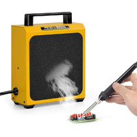 Solder Fume Extractor Smoke Absorber Remover Smoke Prevention Absorber Diy Working Fan For Soldering Station (6.7""*6.1""*2.7"")