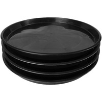Dunpute Plant Saucer 16 18 20 22 Inch, 4 Pack Heavy Duty Large Plant Tray For Planter Pot, Plastic Flower Pot Saucers Drip Water Trays For Indoors And Outdoors (18 Inch)