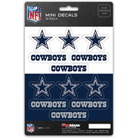 Dallas Cowboys Decal Set Mini 12 Pack
