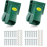 Betooll A-Frame 2 Brackets Swing Set Bracket With Mounting Hardware (Green)