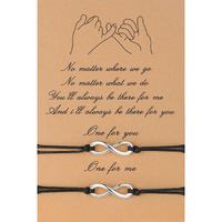 Morniface Bestie Infinity Bracelets