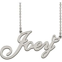 Heart Name Necklace For Women Silver Joey Ideal