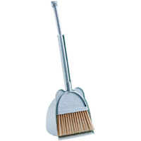 Mayev Mini Broom With Dustpan For Kids,Little Housekeeping Helper Set (Blue)