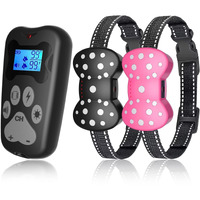 Shock Collar For 2 Dogs, Rechargeable Electric Dog Training Collar, 3000Ft Remote Range Dog Training Collar With Beep Vibration And Shock, For Small Medium Large Dogs