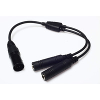 Wirenest Ga Twin Plug To Airbus Xlr Headset Adapter
