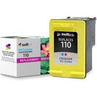 Swift Ink Compatible Hp 110 Ink Cartridge Tri-Color (Cb304An)