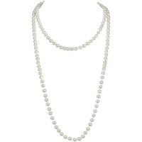 Flapper Pearls 1920S Faux Pearls Pendants Long Fake Pearls Necklace 58""(1Piece) For Women Jewelry
