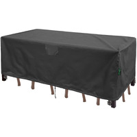 Youngfin Patio Furniture Covers - Waterproof, 420D Outdoor Furniture Cover For Sectional Sofa & Couch Set, Rectangle, 90 "" L X 60 "" W X 28 "" H