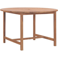 Vidaxl Patio Dining Table 43.3""X29.5"" Solid Wood Teak