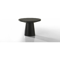 Jasper Ebony Black 22"" Round End Table