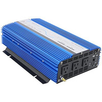 Aims Power 1500 Watt, 3000 Watt Peak, Pure Sine Dc To Ac Power Inverter, Usb Port, 2 Year Warranty, Optional Remote, Listed To Ul 458