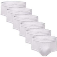Fruit Of The Loom Men's Premium Brief (6 Pack), White, Large