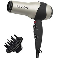 Revlon Turbo Hair Dryer  1875 Watts Of Maximum Shine, Fast Dry (Silver)