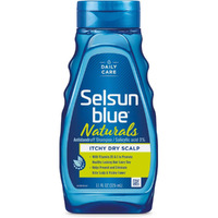 Selsun Blue Naturals Itchy Dry Scalp Anti-Dandruff Shampoo, 11 Fl. Oz., Extra-Hydrating Formula Plus Vitamins B5 & E, Salicylic Acid 3%