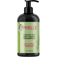 Mielle Organics Rosemary Mint Strengthening Shampoo Infused With Biotin, Cleanses And Helps Strengthen Weak And Brittle Hair, 12 Ounces