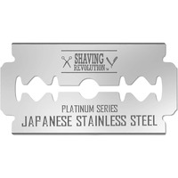 50 Count Double Edge Razor Blades - Men's Safety Razor Blades For Shaving - Platinum Japanese Stainless Steel Blades For A Smooth, Precise And Clean Shave