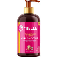 Mielle Organics Curl Smoothie With Pomegranate And Honey, Moisturizing Curl Cream For Curly Hair, Anti-Frizz Curl Enhancer For Thick Type 4 Hair, 12 Ounces