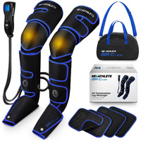 Reathlete Leg Massager - Full Leg Massager For Circulation And Pain Relief, 4 Modes Of Massage  Thigh, Calf, Foot Massager  Air Compression Leg Massager With Heat For Knees