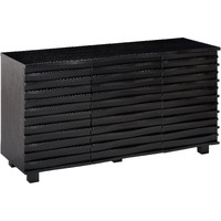 Coaster Furniture Stanton 3 Drawer Dining Server Sideboard Storage Unit Black 102065