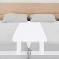 Ruili Bed Bridge Twin To King Converter Kit - Mattress Connector With Strap - Extra Wide Soft Bed Gap Filler - Adjustable Comfortable Bed Connector - Storage Bag Included (Cotton)