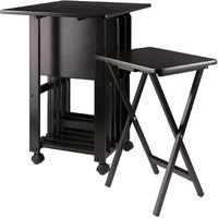 Winsome Sophia Snack Table, 23.39X28.19X33.94, Coffee