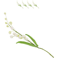 Global Sugar Art Lily Of The Valley Sugar Cake Flowers Spray White, 4 Count By Chef Alan Tetreault