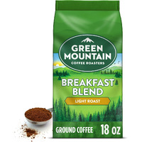 Green Mountain Coffee Roasters Breakfast Blend, Ground Coffee, Bagged 18 Oz