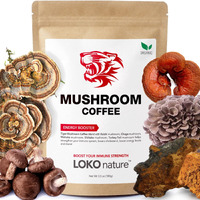 Tiger 5 Mushroom Coffee- Organic Superfood Mushroom Coffee With 100% Arabica, Powerful Natural Ingredients, Immune System Booster, Vegan, Dairy Free, Non-Gmo And Great Taste