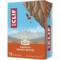 Clif Bar - Crunchy Peanut Butter - Made With Organic Oats - Non-Gmo - Plant Based - Energy Bars - 2.4 Oz. (12 Pack)