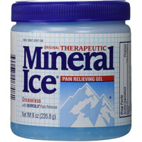 Novartis Mineral Ice Pain Relieving Gel, Original Therapeutic, 2 Count, 8 Ounces.