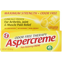 Aspercreme Odor Free Topical Analgesic Cream, 4 Count