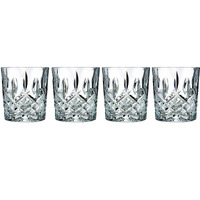 Marquis By Waterford Markham Double Old Fashion Set Of 4, 11 Oz, Clear