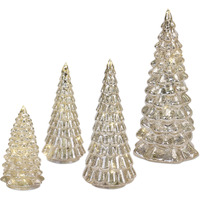Led Tree Decor (Set Of 4)