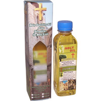 Holy Land Market Large Holy Blessed Anointing Oil From The Holy Land (Bottle With Carton)
