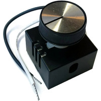 Midwest Hearth Fan Speed Control Kit  Fireplace And Stove Blowers  On/Off Variable Speed Controller With Rheostat Knob And Hardware