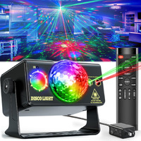 Party Lights Disco Ball Light Dj Disco Lights Led Stage Strobe Lights Projector Sound Activated With Remote Control For Parties Club Bar Holiday Christmas Dance Gift Birthday Wedding Home D   Cor