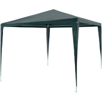 Vidaxl Party Tent Pe Green 9'10""X9'10""
