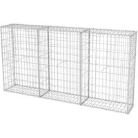 Vidaxl Gabion Basket Galvanized Steel 78.7""X11.8""X39.4""