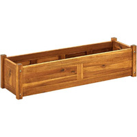 Vidaxl Garden Raised Bed Acacia Wood 39.4""X11.8""X9.8""