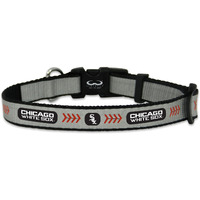 Chicago White Sox Pet Collar Reflective Baseball Size Toy Co