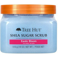 Tree Hut Exotic Bloom Shea Sugar Scrub, 18 Oz, Ultra Hydrating And Exfoliating Scrub For Nourishing Essential Body Care