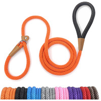 Lynxking Dog Leash Slip Lead Snap Hook Rope Leash Strong Heavy Duty Braided Dog Training Leash No Pull Training Lead Leashes For Medium Large And Small Dogs